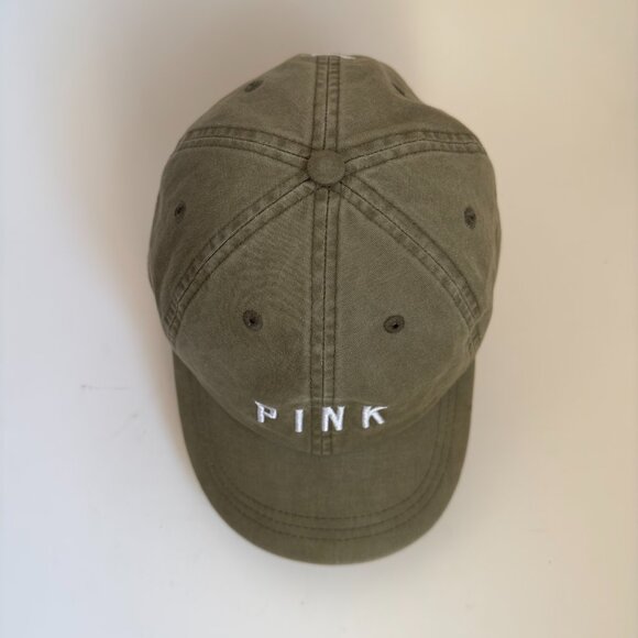 PINK Victorias Secret Baseball Hat Embroidered Adjustable Strap Cap 100% Cotton - Picture 3 of 10